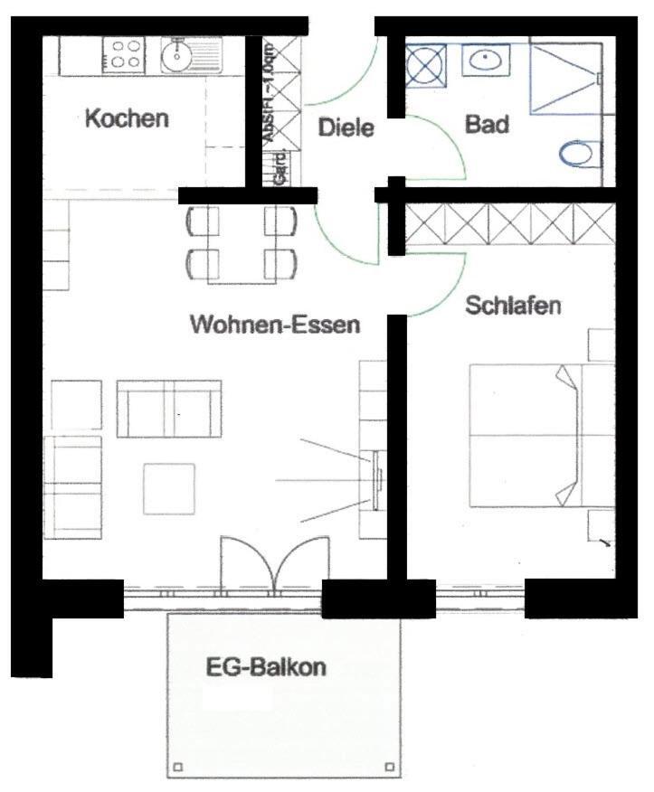 Kuestenbude No.6 Buesum Zentrum 외부 사진